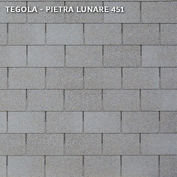 Битумная черепица TEGOLA RECTANGULAR, Pietra Lunare 451