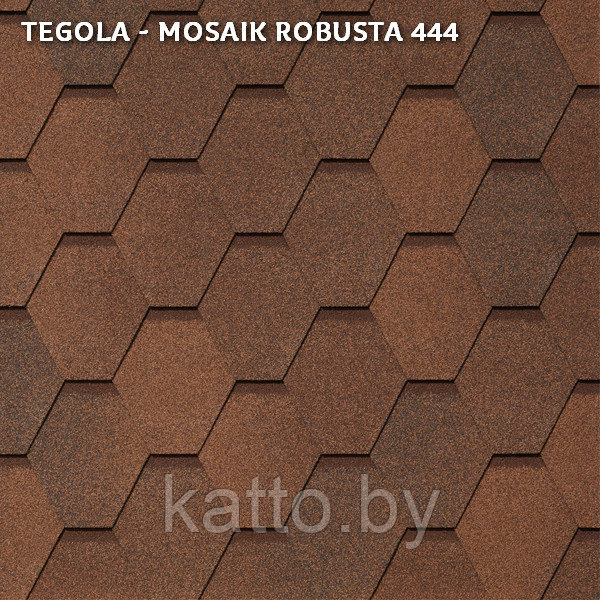 Битумная черепица TEGOLA MOSAIK, Robusta 444