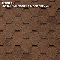 Битумная черепица TEGOLA MOSAIK, Mandorla Monterey 441