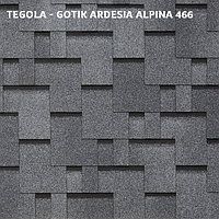 Битумная черепица TEGOLA GOTHIK, Ardesia Alpina 466