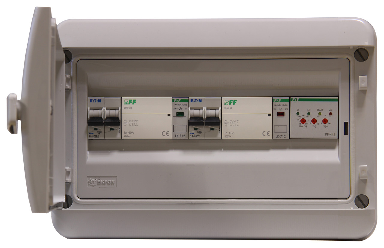 Шкаф управления нагрузкой ШУН-1-2 (однофазный АВР на базе PF-441) - фото 1 - id-p163984815