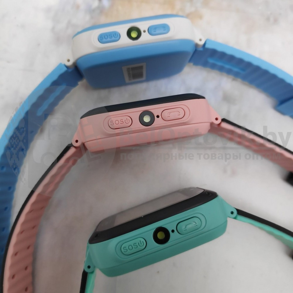 Детские умные часы SMART BABY S4 с функцией телефона Голубые с белым - фото 6 - id-p110370215