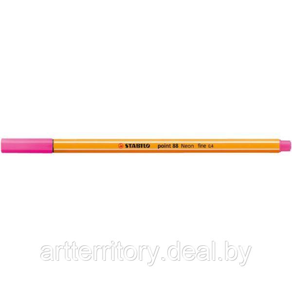 Ручка-линер STABILO Point 88 (флуоресцентный розовый) - фото 1 - id-p163990991