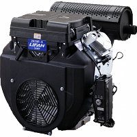LIFAN 2V78F-2А (24 л.с., 2-хцилиндровый, бензиновый, масляный радиатор, катушка 20А, вал 25 мм, объем 688см?,