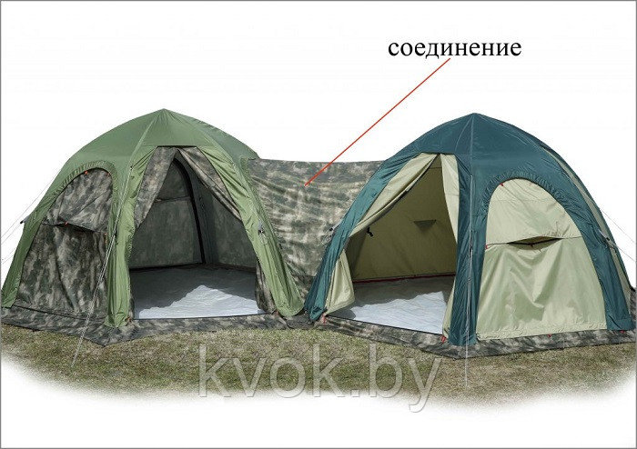 Соединение палаток Лотос 5/5 КМФ (PU 3000) - фото 1 - id-p164012502