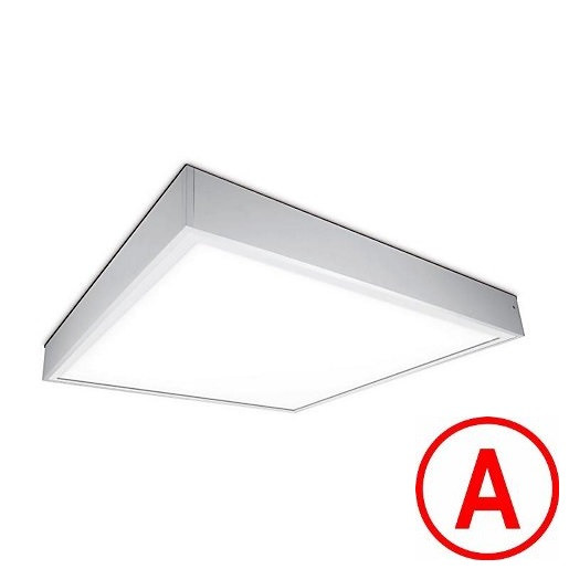 Светодиодная панель «ПРИМА Плюс» с блоком аварийного питания (36Вт, 3600лм, 598х598х50мм, 6000K, накладная)