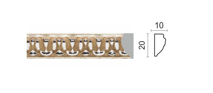 103C-59 Молдинг Коллекция Дыхание Востока (20*10*2400мм)