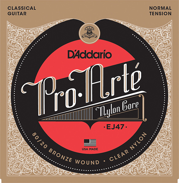 D`Addario EJ47 PRO ARTE Струны для классической гитары нейлоновые Normal