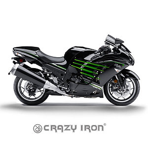 Дуги KAWASAKI Ninja ZX-14R, ZZR1400 `12- "CRAZY IRON"