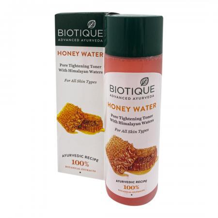 Лосьон тонизирующий для лица с медом и водой из гималайских гор Biotique Bio Honey Water, 120 мл - фото 1 - id-p85125125