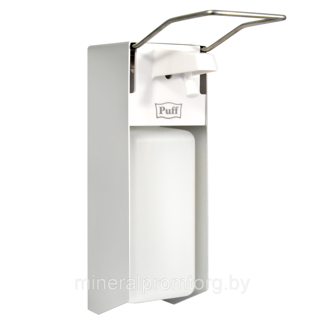 Локтевой дозатор PUFF-8191 для жидких антисептиков, дизинфицирующих средств (спрей), 1000 мл