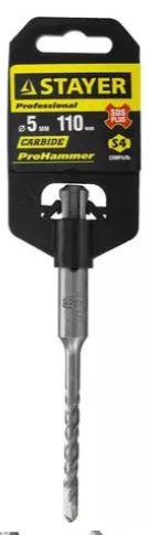 Бур STAYER "PROFI" по бетону, хвостовик "SDS PLUS", 5x110мм