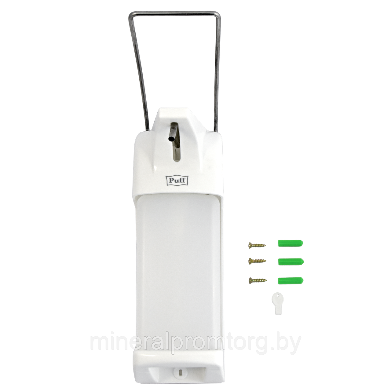 Локтевой дозатор PUFF-8194 (1 л) для жидкого мыла и антисептиков (капля) - фото 3 - id-p164031508