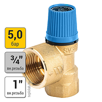 Watts SVW 3/4" x 1" 5 bar предохранительный клапан для систем водоснабжения