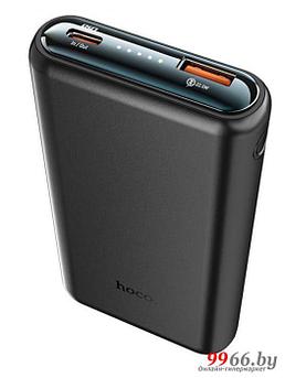Повербанк внешний аккумулятор Hoco Power Bank Q1 Kraft 10000mAh черный пауэрбанк для телефона