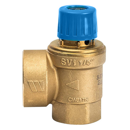 Watts SVW 1 1/4" x 1 1/2" 5 bar предохранительный клапан для систем водоснабжения, фото 2