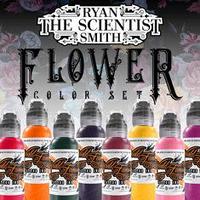 Краска World Famous Tattoo Ink RYAN SMITH - FLOWER SET - 8шт 30 мл