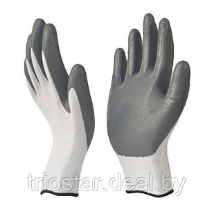 Перчатки нейлоновые с нитрильным покрытием