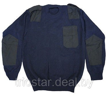 Джемпер (свитер) форменный (цвет темно-синий) 54 - фото 1 - id-p219065725