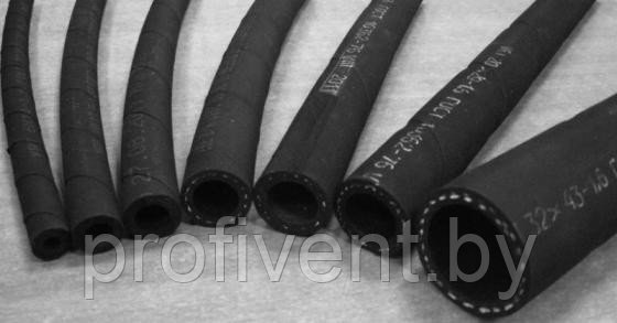 Шланг резиновый черный, шланги резиновые +с текстильным каркасом, шланг резиновый 25, гибкий шланг - фото 3 - id-p16687340