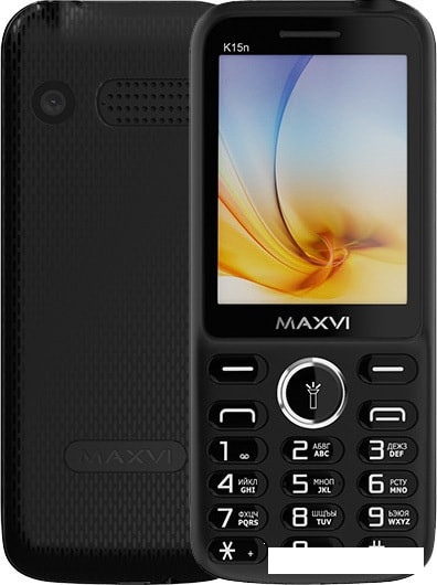 Мобильный телефон Maxvi K15n (черный) - фото 1 - id-p164053820