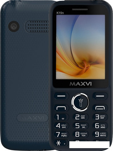 Мобильный телефон Maxvi K15n (синий) - фото 1 - id-p164053185