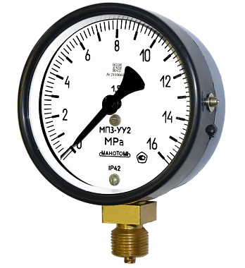 МП3-У, ВП3-У, МВП3-У Манометры, вакуумметры, мановакуумметры - фото 1 - id-p164054980