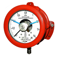 ДМ2005Сг1ЕхКс, ДВ2005Сг1ЕхКс, ДА2005С Манометры, вакуумметры, мановакуумметры сигнализирующие взрывозащищённые