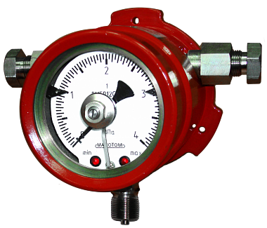 ДМ5012СгВнКс, ДВ5012СгВнКс, ДА5012Сг Манометры, вакуумметры, мановакуумметры сигнализирующие взрывозащищённые - фото 1 - id-p164059293