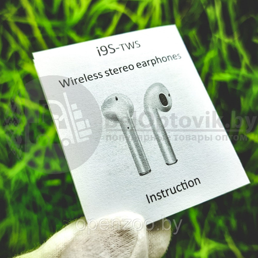 Наушники беспроводные i9S - TWS, переключение кнопка, Bluetooth 4.2 Черные - фото 7 - id-p117446966