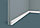 Декоративная рейка из экополимера Cosca Decor Экополимер RX001, 2000*25*12 мм, фото 2