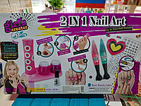 MBK-357 Набор для маникюра 2 в 1 "Nail Art Studio", маникюрный набор детский