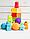 HE0231 Набор тактильных шариков кубиков 20 предметов, развивающий набор массажных, тактильный шариков, Huanger, фото 4