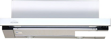 Кухонная вытяжка Elikor Интегра Glass 60П-400-В2Л (нержавеющая сталь/белый), фото 2