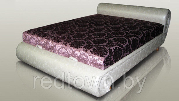 Кровать с мягким изголовьем Турчанка 1,4 с пороллоновым матрасом