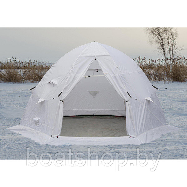 Зимняя палатка Лотос 5С белый (дно ПУ4000) - фото 2 - id-p164100574