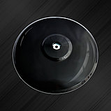 Мобильная стойка Puff-8185 с локтевым дозатором (черная) и каплесборником, фото 4