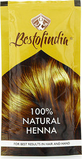 Хна для волос индийская натуральная Бестофиндия 100% Natural Henna Bestofindia, 100 гр