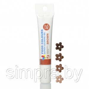 Гелевый краситель Food Colours Super Coloring Gel Коричневый 20 гр. - фото 1 - id-p164128230