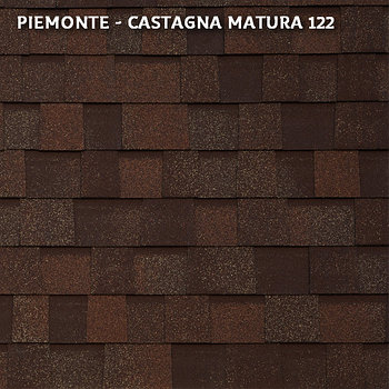 Битумная черепица UNICA PIEMONTE - Castagna Matura 122