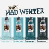 Краска World Famous Tattoo Ink Damian Gorski Mad Winter Set 4шт 30мл