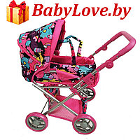 Детская коляска- трансформер для кукол  MELOGO 9346 (M2009 pink)