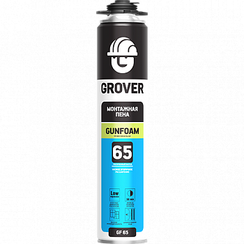 Grover GF65 Профессиональная монтажная пена, баллон 870мл, фото 2