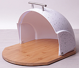 Хлебница Kamille KM-1106 - 38,5*26,5*20 см, фото 3