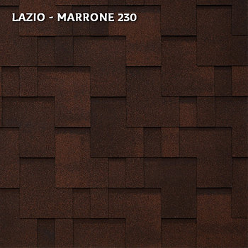 Битумная черепица TEGOLA UNICA LAZIO, Marrone 230