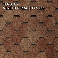 Битумная черепица TEGOLA VENETO, Terracotta 206