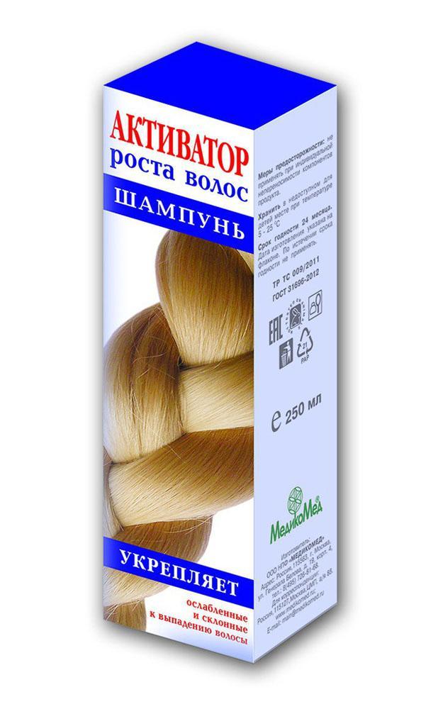 Шампунь для волос Медикомед "Активатор роста волос", 250 мл - фото 1 - id-p156507577