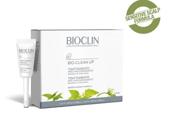 Крем-пилинг BIOCLIN BIO CLEAN UP против перхоти для всех типов волос, 6 шт х 5 мл - фото 1 - id-p159601476
