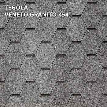 Битумная черепица TEGOLA UNICA VENETO, Granito 454