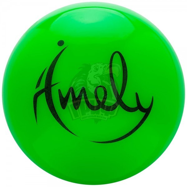 Мяч для художественной гимнастики Amely 150 мм (зеленый) (арт. AGB-301-15-G)